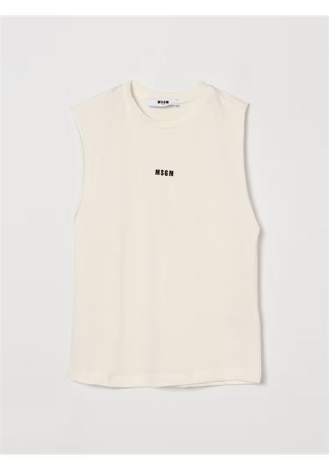 Canotta con logo MSGM KIDS | S6MSJUTH150002